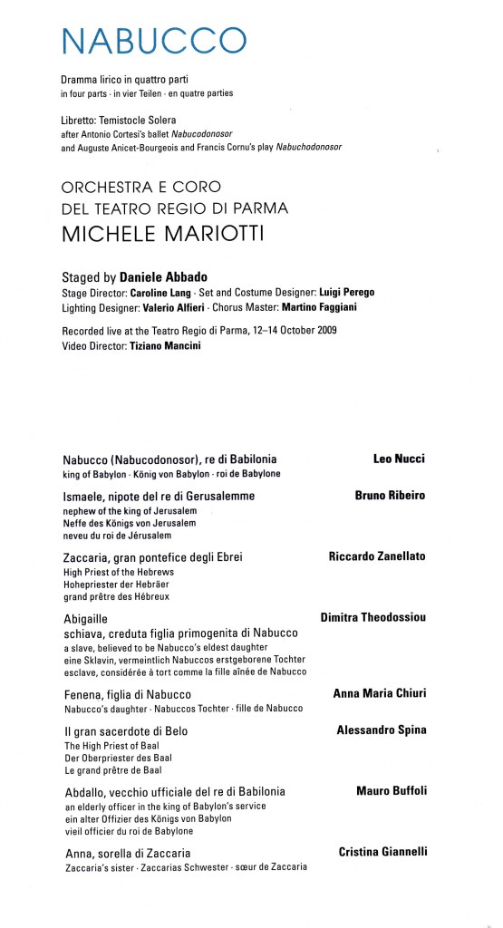 Nabucco - Parma