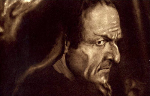 Chaliapin as Mephisto 1915 painting