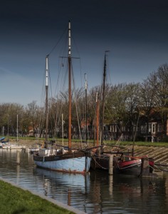 Ships in canal