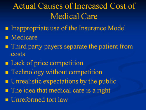 cost of medical care