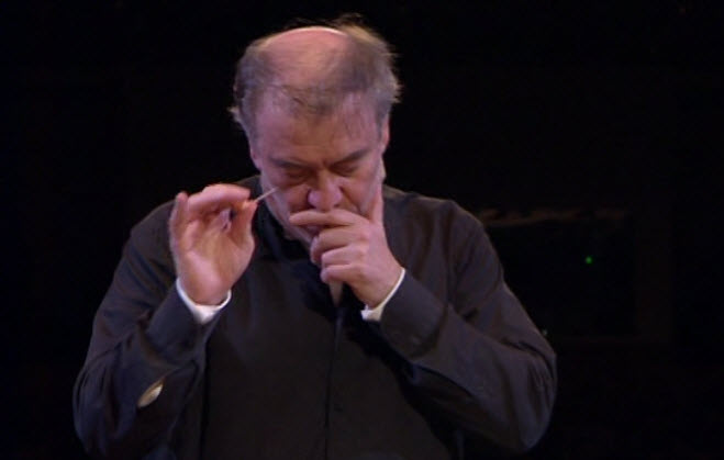 Gergiev with toothpick
